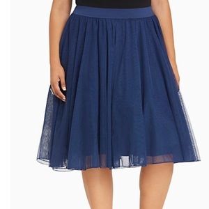 Torrid tulle midi skirt in navy